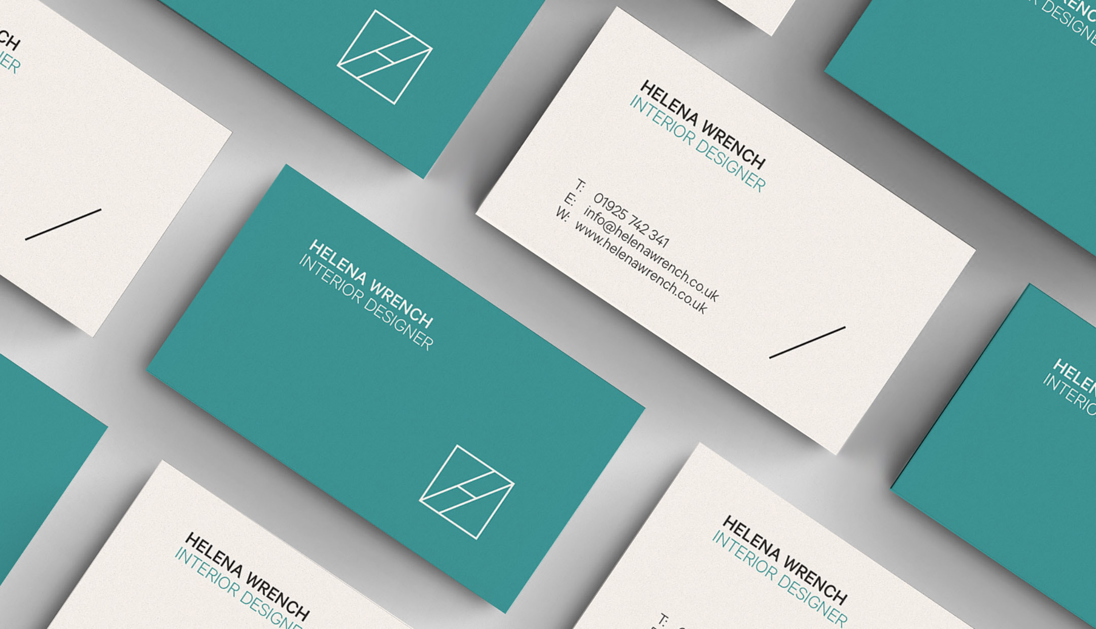Helena Wrench business card design