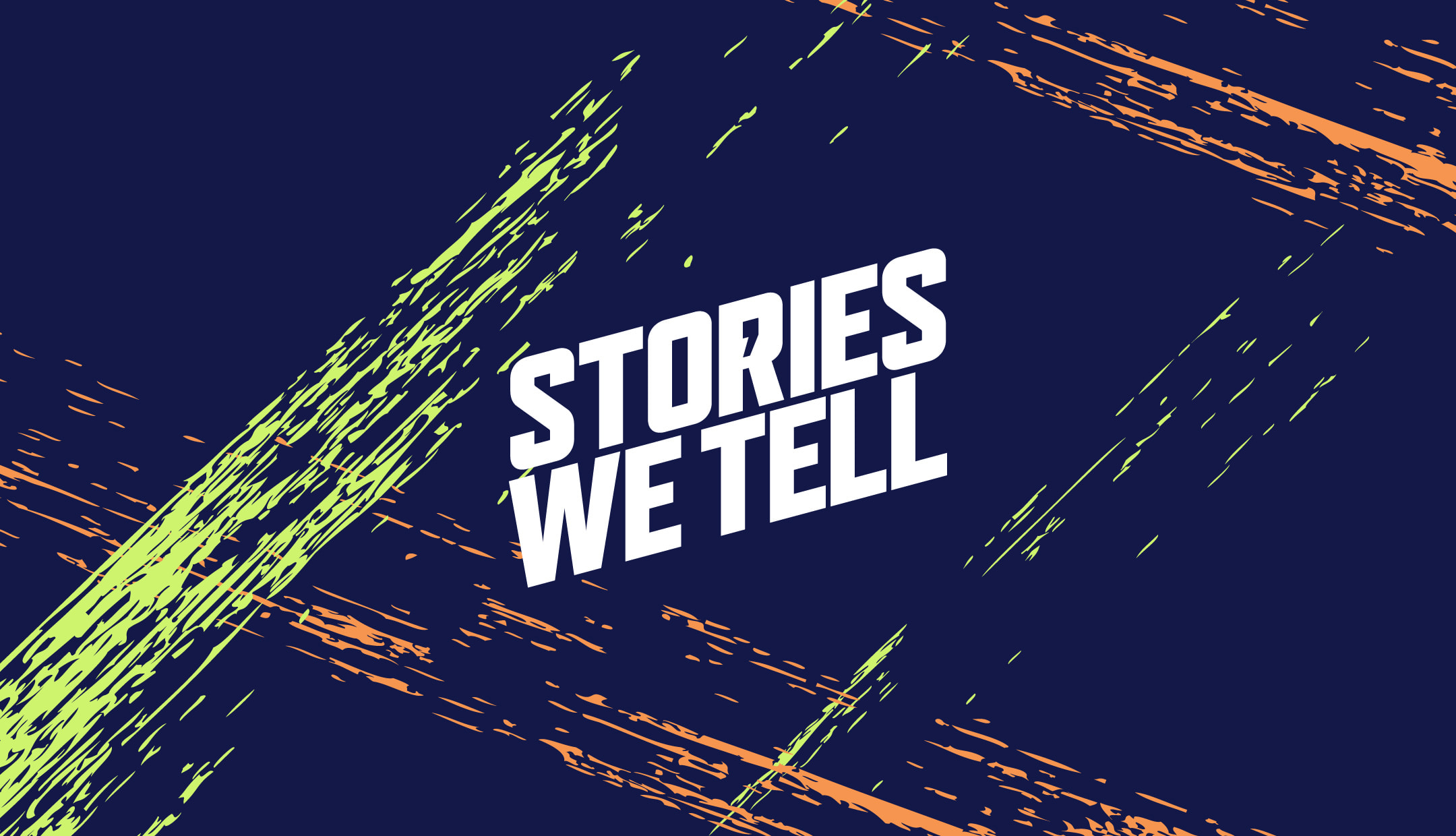 Stories We Tell logo design
